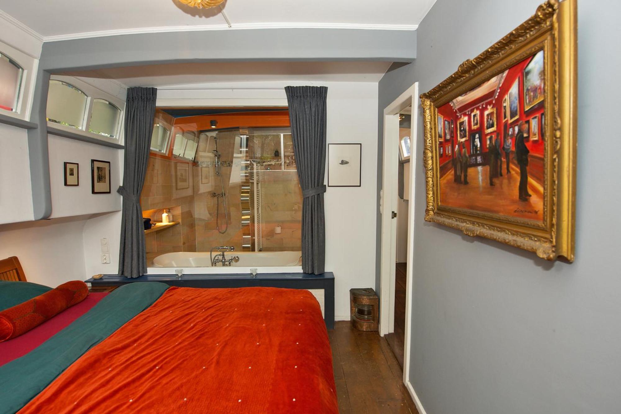 Amsterdam Center - Houseboat B&B By Captain Ricard Dış mekan fotoğraf